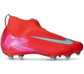 Nike - Bota de fútbol Air Zoom Mercurial Superfly 10 Academy FG/MG Niño, Unisex, Ember Glow-Aurora Green, 1Y