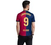 Nike - Camiseta Lewandowski FC Barcelona Primera Equipación 2024-2025, Unisex, Azul-Granate, M