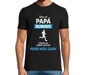 Camiseta Hombre Manga Corta Soy Un Papá Runner Como Un Papá Normal Pero Más Guay, Día del Padre laTostadora