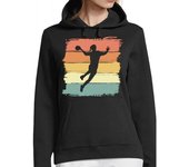 Sudadera Con Capucha Para Mujer balonmano retro vintage para balonmano laTostadora