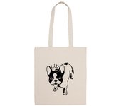 Bolsa De Tela Bandolera Bulldog francés laTostadora