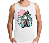 Camiseta Hombre Sin Mangas Fu Manchu (Golpe en la Pequeña China) laTostadora