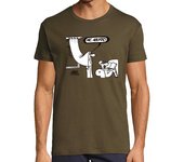 Camiseta Hombre Manga Corta Camiseta me aburro laTostadora
