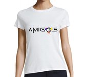 Camiseta Mujer Manga Corta Amigos Producto Solidario laTostadora