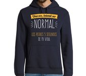 Sudadera Con Capucha Para Hombre Una Vez Intenté Ser Normal... laTostadora