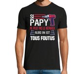 Camiseta Hombre Manga Corta si el abuelo no puede arreglarlo humor laTostadora