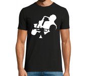 Camiseta Hombre Manga Corta trompeta del jazz y saxofonistas camiseta laTostadora