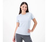 adidas 3 Stripes - Azul - Camiseta Mujer talla XS