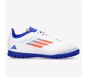 adidas F50 Club - Blanco - Botas Fútbol Turf Niños talla 32