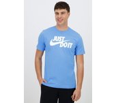Nike Just Do It - Azul - Camiseta Algodón Hombre talla S