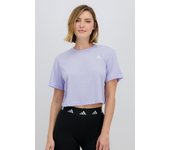 Camiseta adidas - Malva - Camiseta Crop Top Mujer talla S