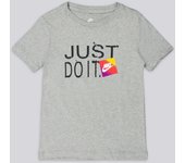 Nike Just Do It - Gris - Camiseta Algodón Niño talla 10