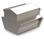 Tolva de Exterior ORMITAL para Aves Gran Capacidad 250L Sin Patines