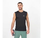 Camiseta Running Ipso - Negro - Camiseta Sin Mangas Hombre talla M