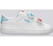 Puma Smash 3.0 Badges - Blanco - Zapatillas Niña talla 26
