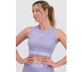 Camiseta Top Crop Nike - Malva - Camiseta Mujer talla XS