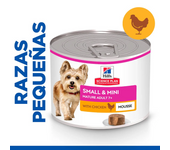 12 x 200 gr Hills Science Plan Mature Small & Mini Comida Húmeda Para Perros Pequeños Con Ternera 12 X 200 Gr