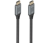 AISENS - A150-0877 - Cable HDMI V2.1 Ultra Alta Velocidad/Hec 8K@60Hz 48Gbps, A/M-A/M, Gris/Negro, 7.0M