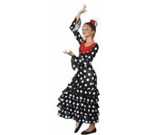 Atosa disfraz flamenca negro niña infantil 10 a 12 años