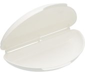 KitchenCraft Microondas Tortillera, Huevera, Plástico Fácil de Limpiar, 21 x 15 cm, Blanco