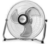 Orbegozo PW 1245 - Ventilador industrial Power Fan, inclinación orientable, aspas metálicas de 45 cm, 3 velocidades de ventilación, asa de transporte, rejilla de seguridad, 80 W de potencia