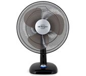 Orbegozo TF 0134 - Ventilador de sobremesa, oscilante, 3 velocidades, diámetro hélice 30 cm, asa, 40 W, piloto luminoso LED, negro