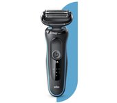 Máquina de afeitar Braun Series 5 50-M1000s Negro Azul LED batería ion litio integrada