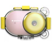AgfaPhoto Realikids Cam Waterproof Cámara Deportiva Infantil 16MP Rosa