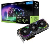 PNY GeForce RTX 5070 Ti EPIC-X RGB OC Triple Fan Plus 16GB GDDR7 Reflex 2 RTX AI DLSS4