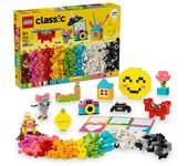 Lego Classic Caja Felix Creativa, Ladrillos de Colores y Animales para Construir +5 Años