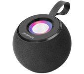 Promate Juggler Altavoz Portátil Inalámbrico 360º USB/TF con Luces LED 5W Negro