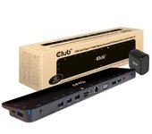 Docking Club3D CSV-1564W65 15 en 1 USB-C 2xUSB-C 5xUSB-A HDMI DP VGA RJ45 SD Audio 65W