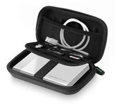 Funda Ugreen LP128 40707 EVA doble capa negra para disco duro 2.5″ y power bank 13000mAh