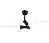 Cecotec EnergySilence Aero 4200 Black&Whitewood Ventilador de Techo con Luz y Mando 53W