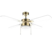 Cecotec EnergySilence Aero 450 Goldwhite Ventilador de Techo con Luz 50W Blanco/Dorado