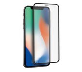 Muvit Protector Cristal Templado Curvo Marco Negro para iPhone 11 Pro/Xs/X