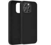 Funda silicona líquida Vention KUDB0-20 iPhone 13 Mini MagSafe microfibra negra