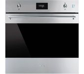 Horno combinado vapor Smeg SO6301S2X 68L Inox satinado Classica pantalla LCD Vapor Clean