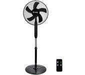 Ventilador de Pie con Mando 16" 40cm 40W 3 Velocidades AirMax Negro Raydan Home