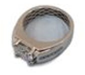 SELLO ORO 18K CON DIAMANTE DE LABORATORIO