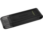 DataTraveler 70 unidad flash USB 128 GB USB Tipo C 3.2 Gen 1 (3.1 Gen 1) Negro, Lápiz USB