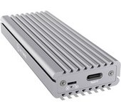 IB-1817MA-C31 Caja externa para unidad de estado sólido (SSD) Plata M.2, Caja de unidades