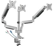 IB-MS505-TI 81,3 cm (32") Abrazadera Negro, Plata, Soporte de monitor