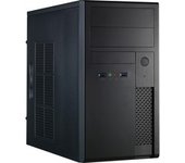 XT-01B-350GPB carcasa de ordenador Mini Tower Negro 350 W, Cajas de torre