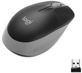 M190 ratón Ambidextro RF inalámbrico Óptico 1000 DPI
