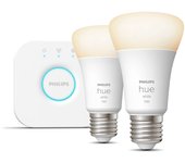 Philips Hue White Kit de inicio: 2 bombillas inteligentes E27 (1100)