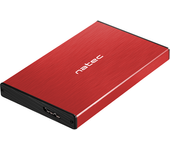 caja externa natec rhino go disco duro 2,5  usb 3.0 sata roja