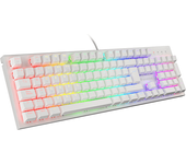 teclado gaming genesis thor 303 rgb blanco mecanico brown switch