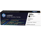 toner hp laserjet negro pack 2 305x alta capacidad