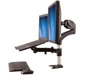 monitor and laptop arm